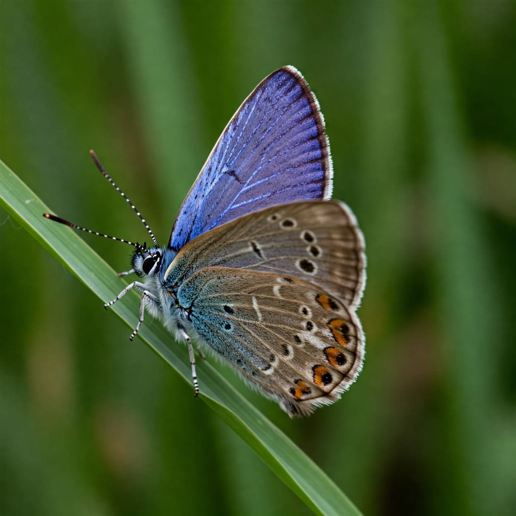 Çokgözlü Mavi Erzincan Kelebeği