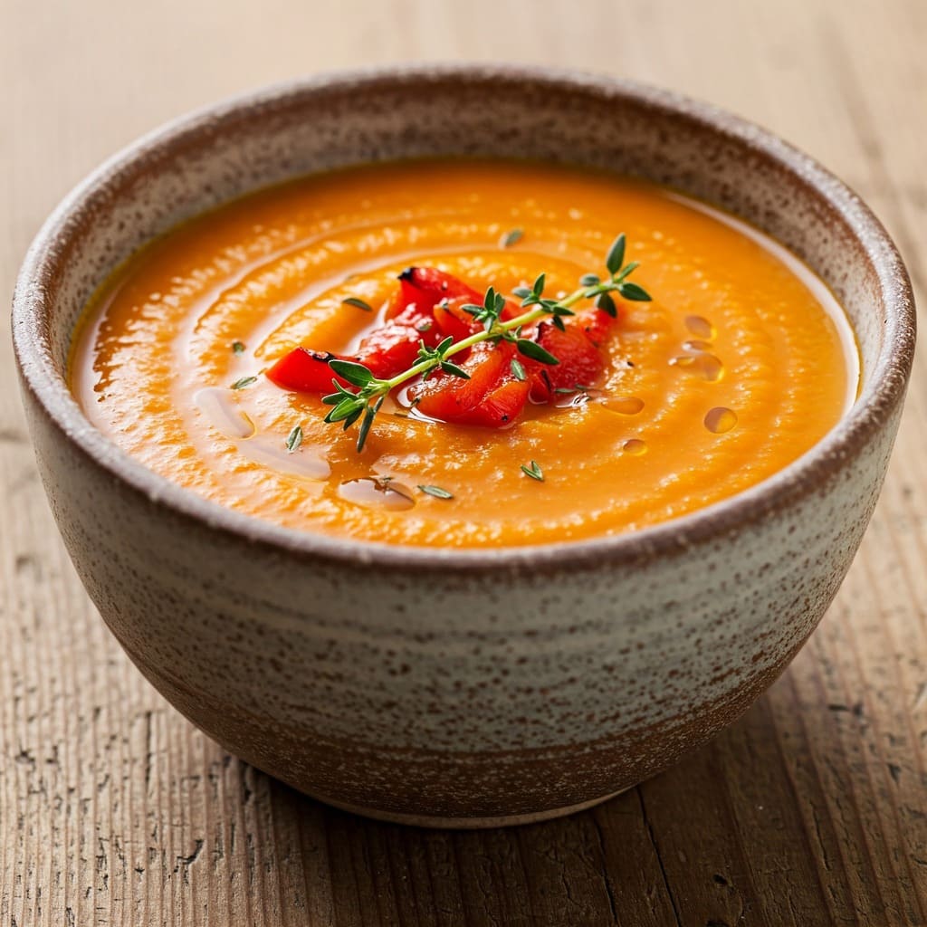 Közlenmiş Biberli Çorba