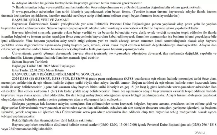 Kpss Ile Alım Şartnamesi 5