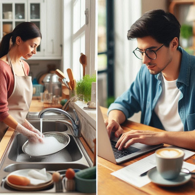 Öğrenci Ve Ev Hanımı 800X800