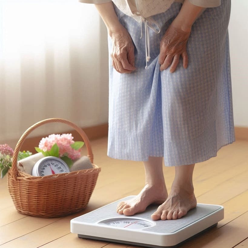 Yaşlılık, Kilo Verememe