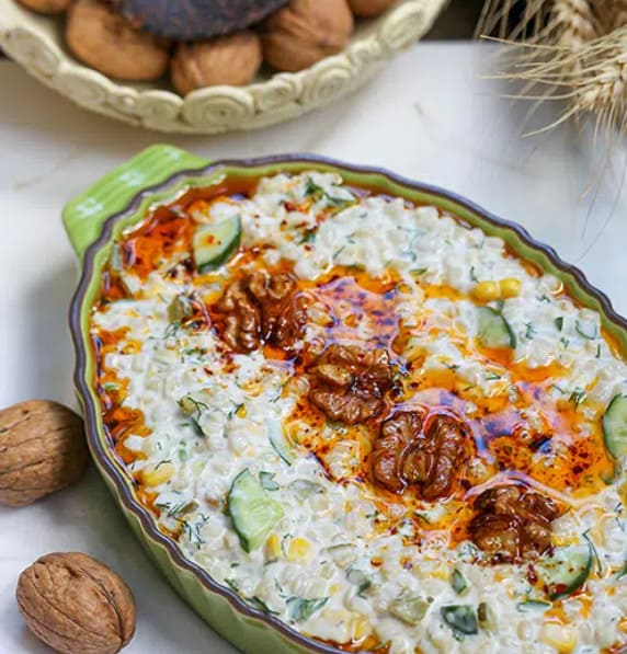 Yoğurtlu Buğday Salatası