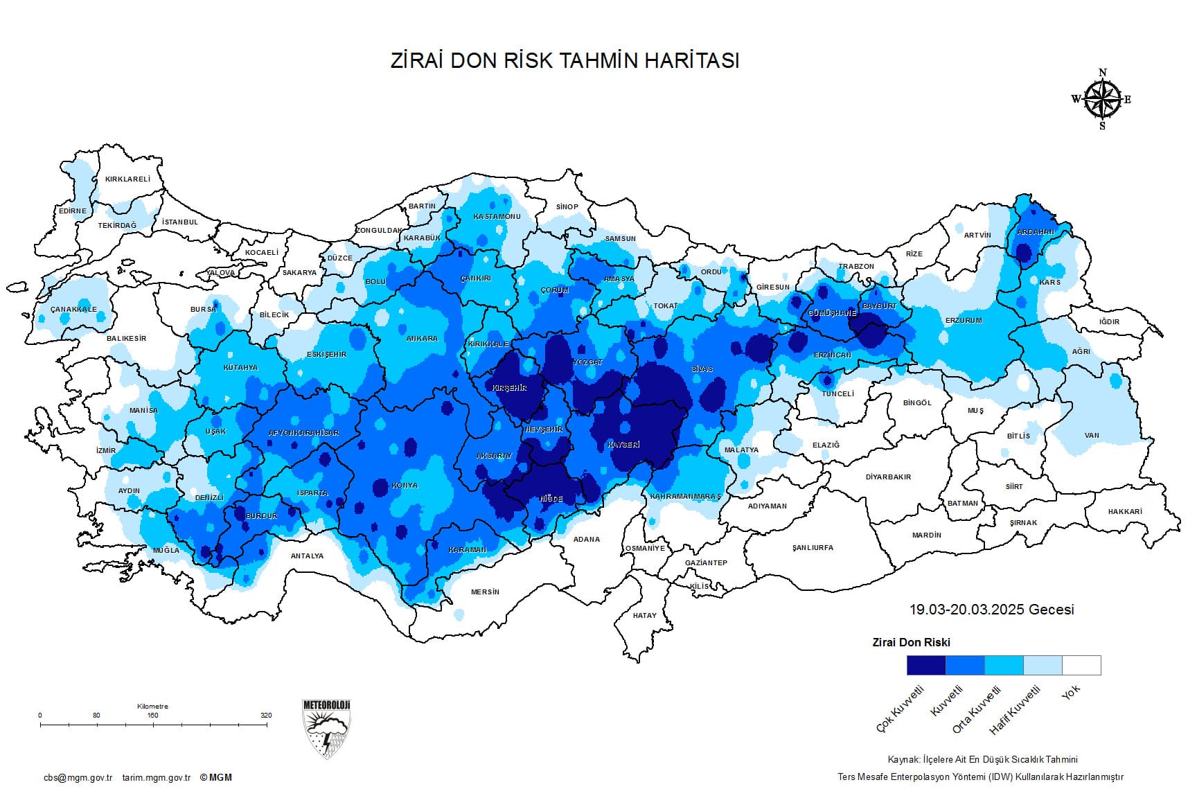Zirai Don Uyarısı